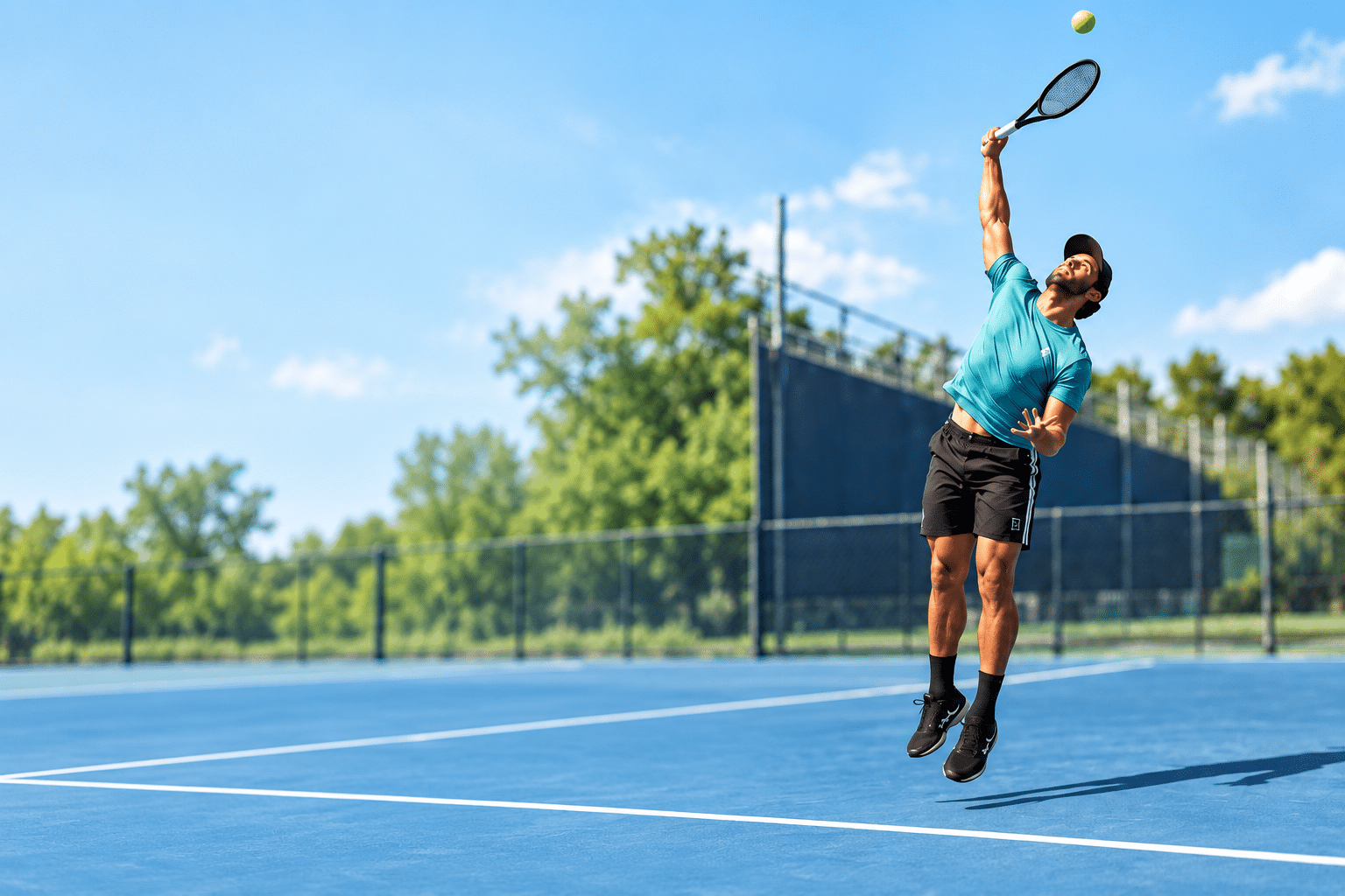 Tennis academy or club environment